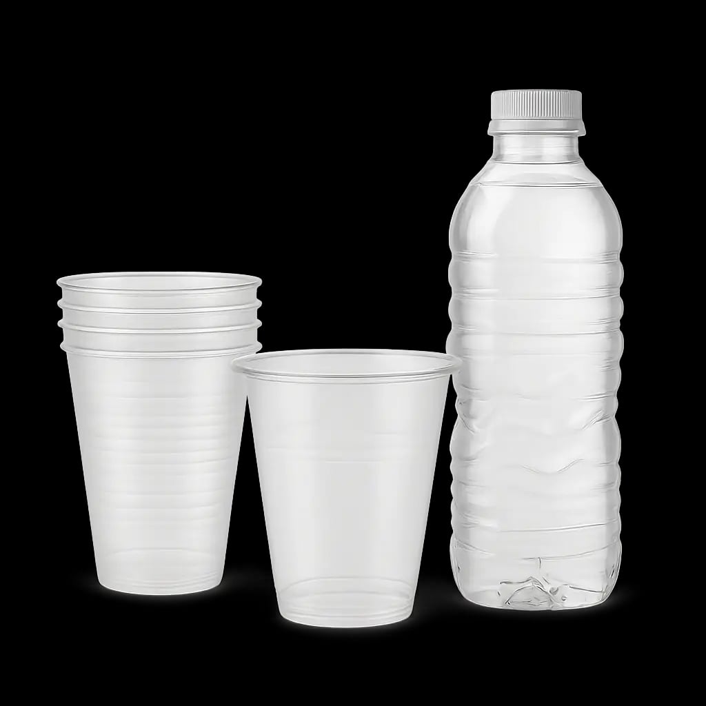 Gelas Plastik dan Tutup